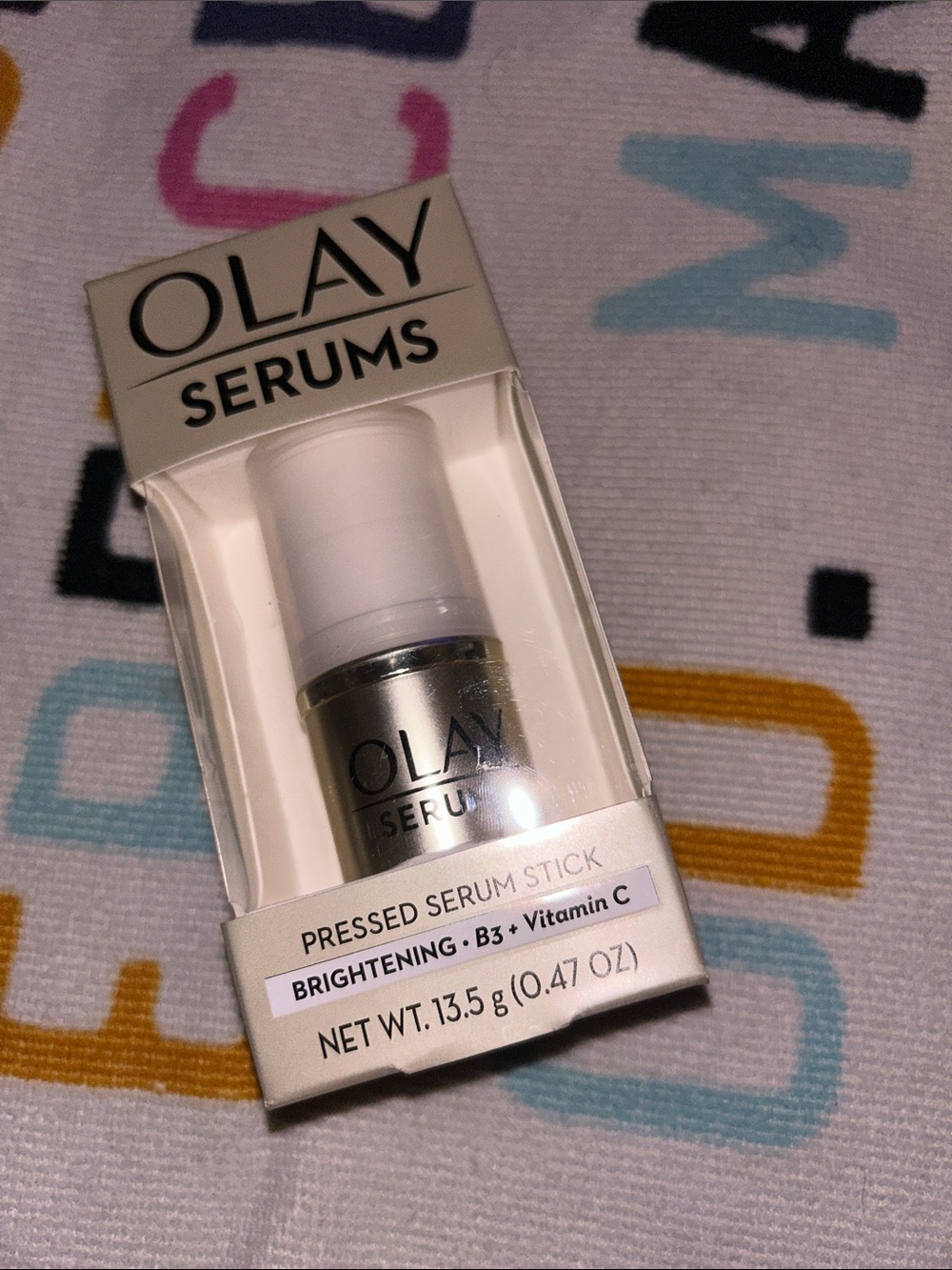 OLAY Serums Pressed Serum Stick - Gold & White
